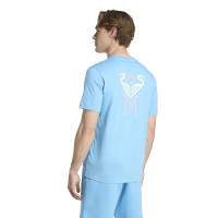 adidas Inter Miami CF Originals T-Shirt Blauw Wit Roze