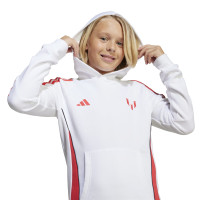 adidas Messi Hoodie Kids Wit Rood