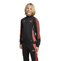 adidas Messi Trainingsjack Kids Zwart Rood