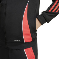 adidas Messi Trainingsjack Kids Zwart Rood