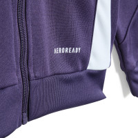 adidas Manchester United Full-Zip Tracksuit 2025-2026 Toddlers Purple Black White