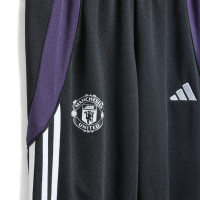 adidas Manchester United Full-Zip Tracksuit 2025-2026 Toddlers Purple Black White