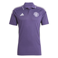 adidas Manchester United Polo 2025-2026 Purple White Black