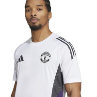 adidas Manchester United Training Set 2025-2026 White Black Purple