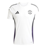 adidas Manchester United Training Set 2025-2026 White Black Purple