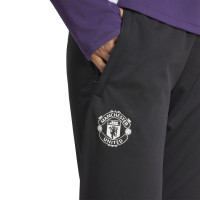 adidas Manchester United 1/4-Zip Tracksuit 2025-2026 Women Purple Black White