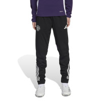adidas Manchester United Track Hooded Tracksuit 2025-2025 Kids Purple White