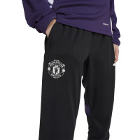 adidas Manchester United Trainingspak 1/4-Zip 2025-2026 Kids Paars Zwart Wit