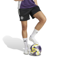 adidas Manchester United Training Short 2025-2026 Women Black White Purple