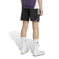 adidas Manchester United Training Short 2025-2026 Kids Black White Purple