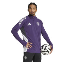 adidas Manchester United Training sweater 1/4-Zip 2025-2026 Purple White Black
