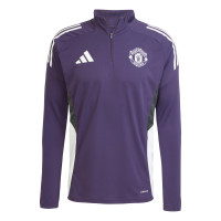 adidas Manchester United Training sweater 1/4-Zip 2025-2026 Purple White Black