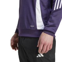 adidas Manchester United Track Hooded Tracksuit 2025-2026 Purple Black White