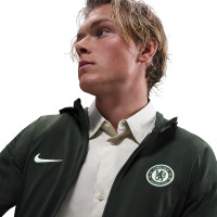 Nike Chelsea Strike Track Full-Zip Hooded Tracksuit 2025-2026 Dark Green White