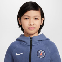Nike Paris Saint-Germain Tech Fleece Vest 2025-2026 Kids Blauw Wit
