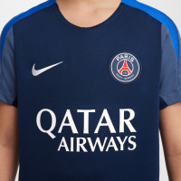 Nike Paris Saint-Germain Strike Training Set 2025-2026 Kids Dark Blue White