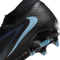 Nike Phantom 6 High Academy Grass/Artificial Grass Football Boots (MG) Black Light Blue