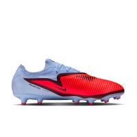 Nike Phantom 6 Low Pro Artificial Grass Football Boots (AG) Light Blue Bright Red Black