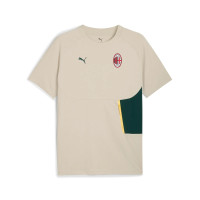 PUMA AC Milan Pumatech T-Shirt 2025-2026 Beige Dark Green