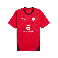 PUMA AC Milan Training Shirt 2025-2026 Red Black White