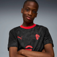 PUMA AC Milan Training Shirt 2025-2026 Kids Black Red