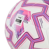 PUMA Orbita Match Premier League Brilliance Football Size 5 2025-2026 White Pink Purple