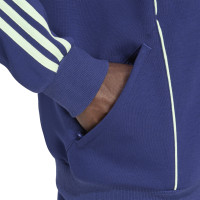 adidas Ajax Urban Purist Trainingsjack 2025-2026 Donkerblauw Lichtblauw Groen