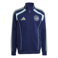 adidas Ajax Urban Purist Full-Zip Tracksuit 2025-2026 Dark Blue Light Blue Green