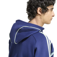 adidas Ajax Urban Purist Hoodie 2025-2026 Dark Blue Light Blue Green