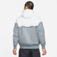 Nike Sportswear Windrunner Full-Zip Woven Tracksuit Grey White Black