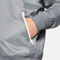 Nike Sportswear Windrunner Full-Zip Woven Tracksuit Grey White Black