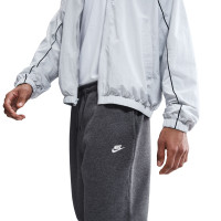 Nike Sportswear Club Fleece Joggingpak Hooded Grijs Zilver Wit