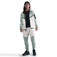 Nike Tech Fleece Sportswear Joggingbroek Grijsgroen Wit Zwart