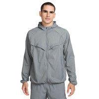 Nike Stride Repel Full-Zip Woven Tracksuit Grey Silver