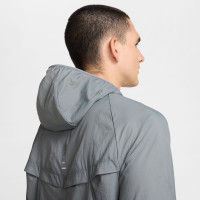 Nike Stride Repel Full-Zip Woven Tracksuit Grey Silver
