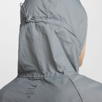 Nike Stride Repel Full-Zip Woven Tracksuit Grey Silver