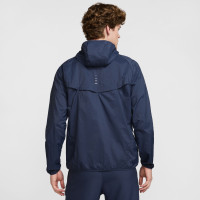 Nike Stride Repel Trainingspak Full-Zip Woven Donkerblauw Zilver