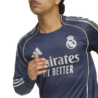 adidas Real Madrid Authentic Long Sleeve Away Shirt 2025-2026