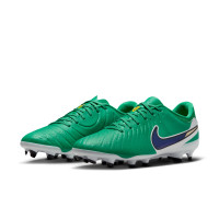 Nike Tiempo Legend 10 Academy Gras Voetbalschoenen (FG) Groen Wit Blauw