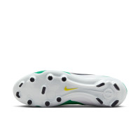 Nike Tiempo Legend 10 Academy Gras Voetbalschoenen (FG) Groen Wit Blauw