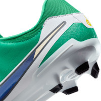 Nike Tiempo Legend 10 Academy Gras Voetbalschoenen (FG) Groen Wit Blauw