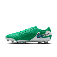 Nike Tiempo Legend 10 Elite Gras Voetbalschoenen (FG) Groen Wit Blauw
