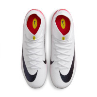 Nike Zoom Mercurial Superfly 10 Academy Gras / Kunstgras Voetbalschoenen (MG) Wit Rood Zwart