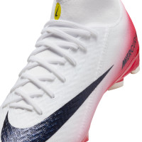 Nike Zoom Mercurial Superfly 10 Academy Gras / Kunstgras Voetbalschoenen (MG) Wit Rood Zwart