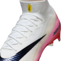 Nike Zoom Mercurial Superfly 10 Elite Gras Football Boots (FG) White Red Black