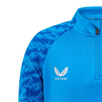 Castore FC Twente Trainingstrui 1/4-Zip 2025-2026 Kids Blauw