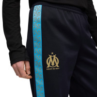 PUMA Olympique Marseille Pre-Match KING Anthem Trainingspak Full-Zip 2025-2026 Donkerblauw Lichtblauw