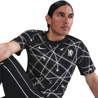 Nike Chelsea Pre-Match Training Shirt 2025-2026 Black White