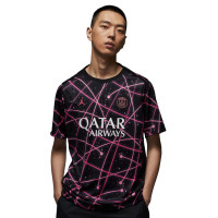 Nike Paris Saint-Germain Pre-Match Training Shirt 2025-2026 Black Pink White