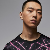 Nike Paris Saint-Germain Pre-Match Training Shirt 2025-2026 Black Pink White